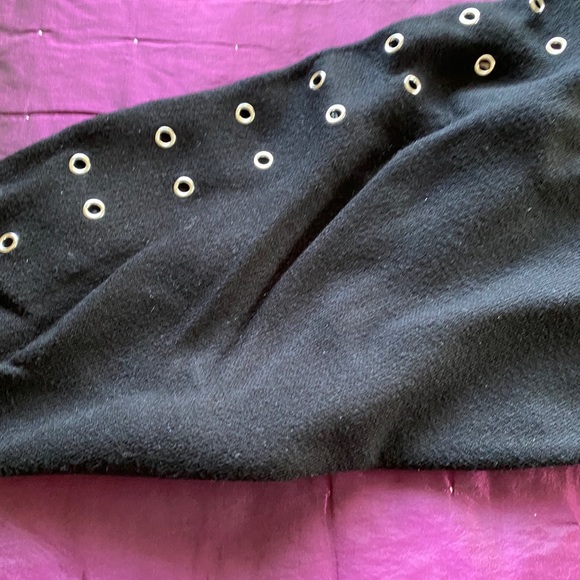 Zara Black Hooded Knit Sweatshirt - Picture 4 of 4